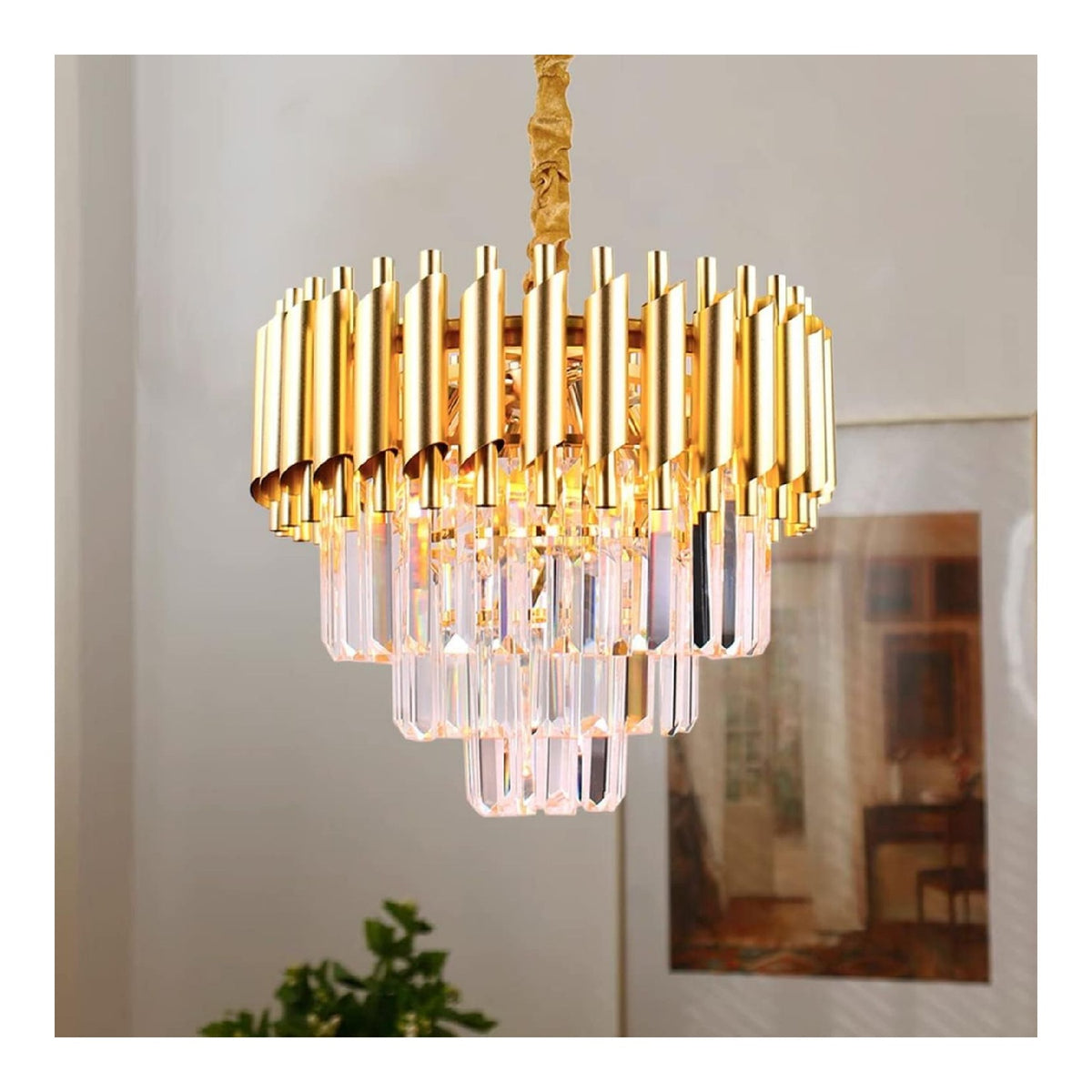 Plafoniera da soffitto 15 cm regolabile oro