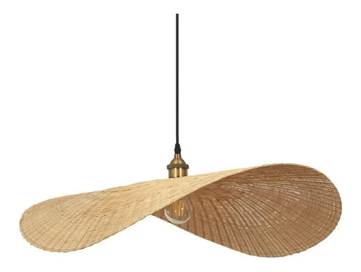 Plafoniera da soffitto Lampadario intrecciato strato singolo nero