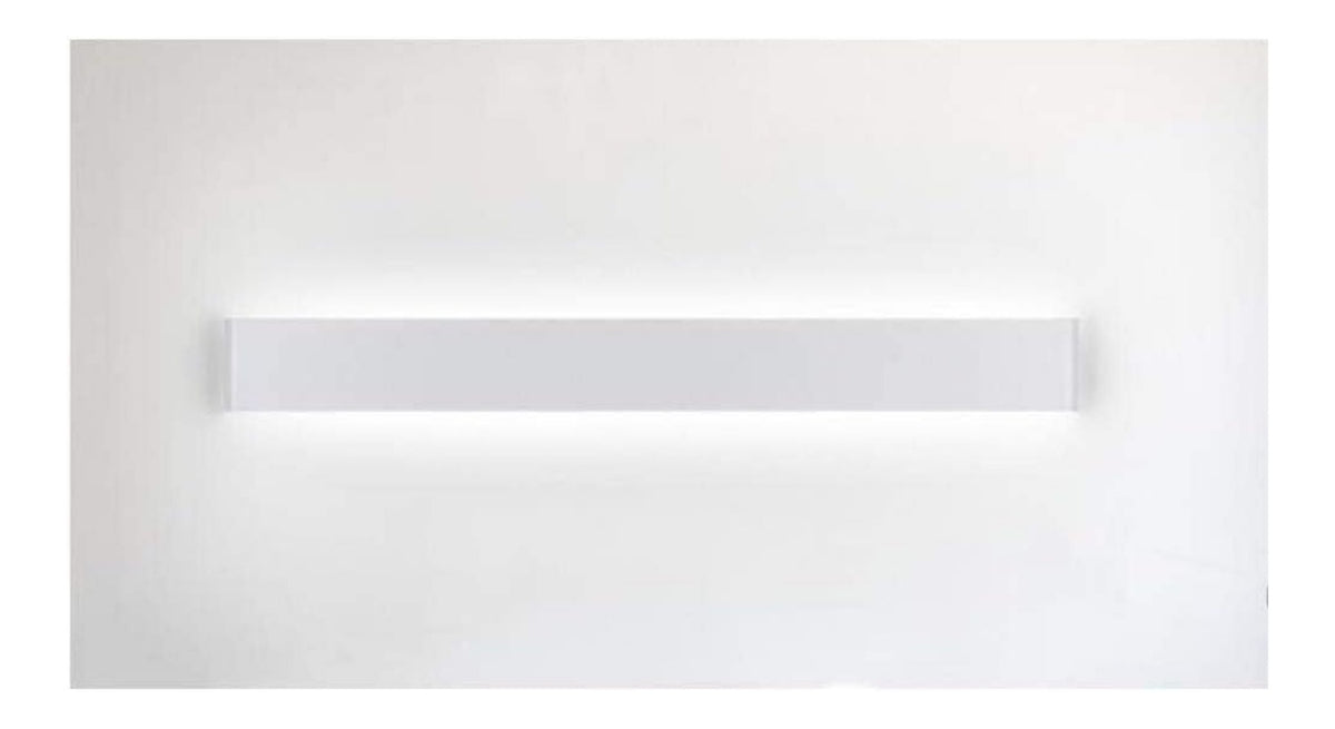 Applique da parete 24 cm linea minimalista bianco