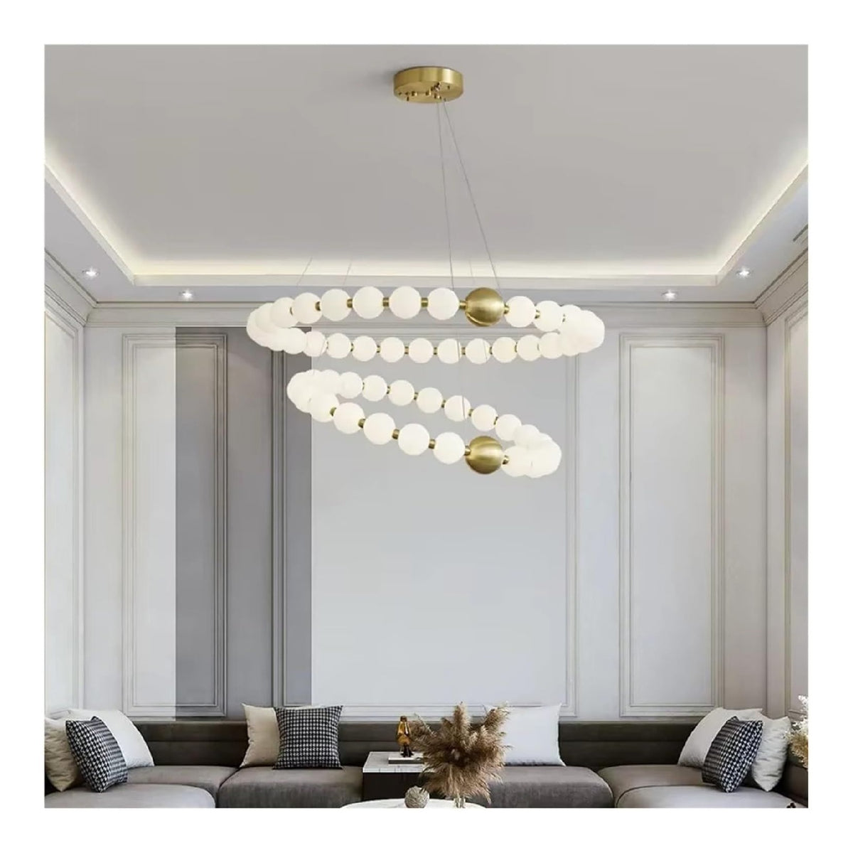 Lampada a sospensione LED integrato rame