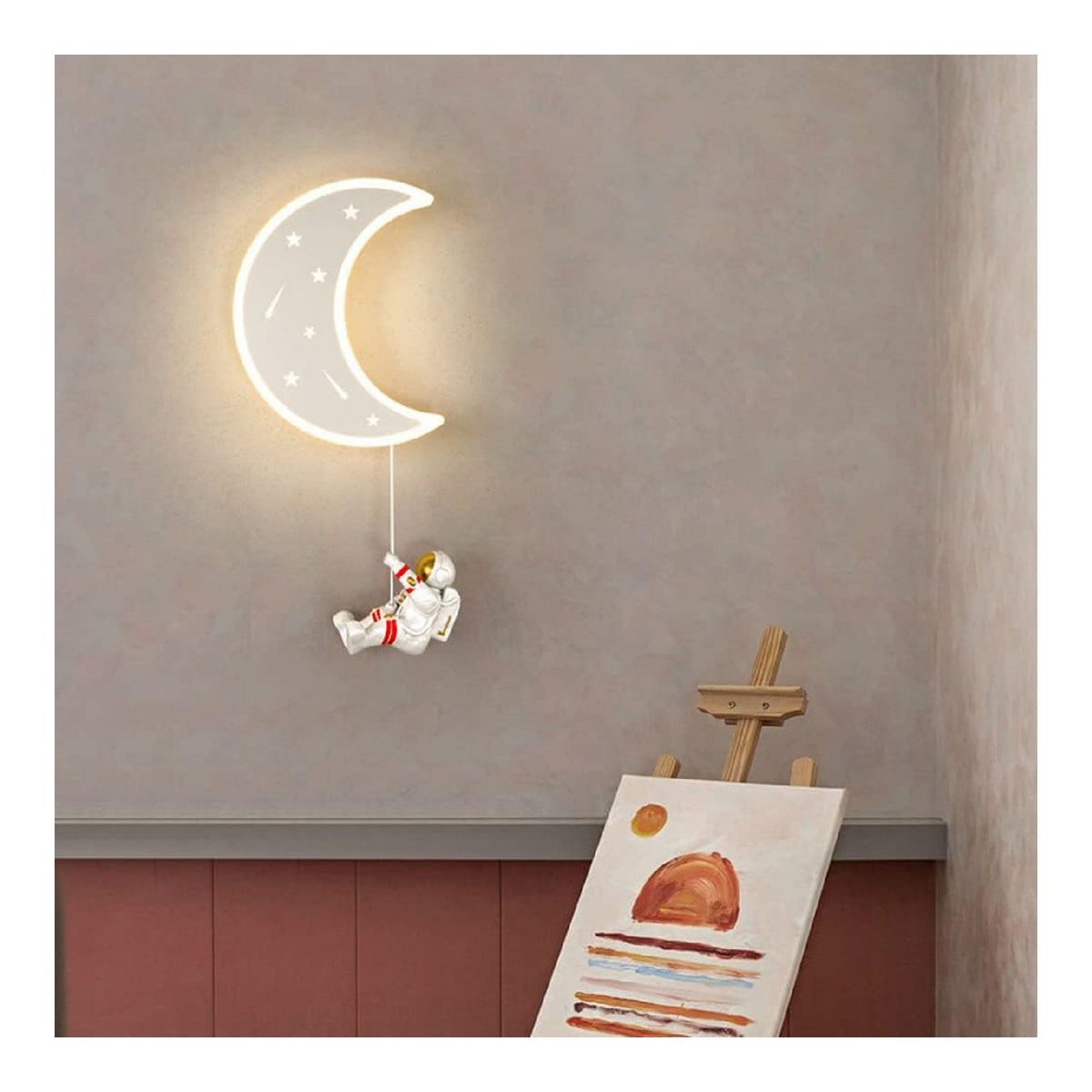 Illuminazione a parete Luce Applique cameretta Bambini Lampada oro