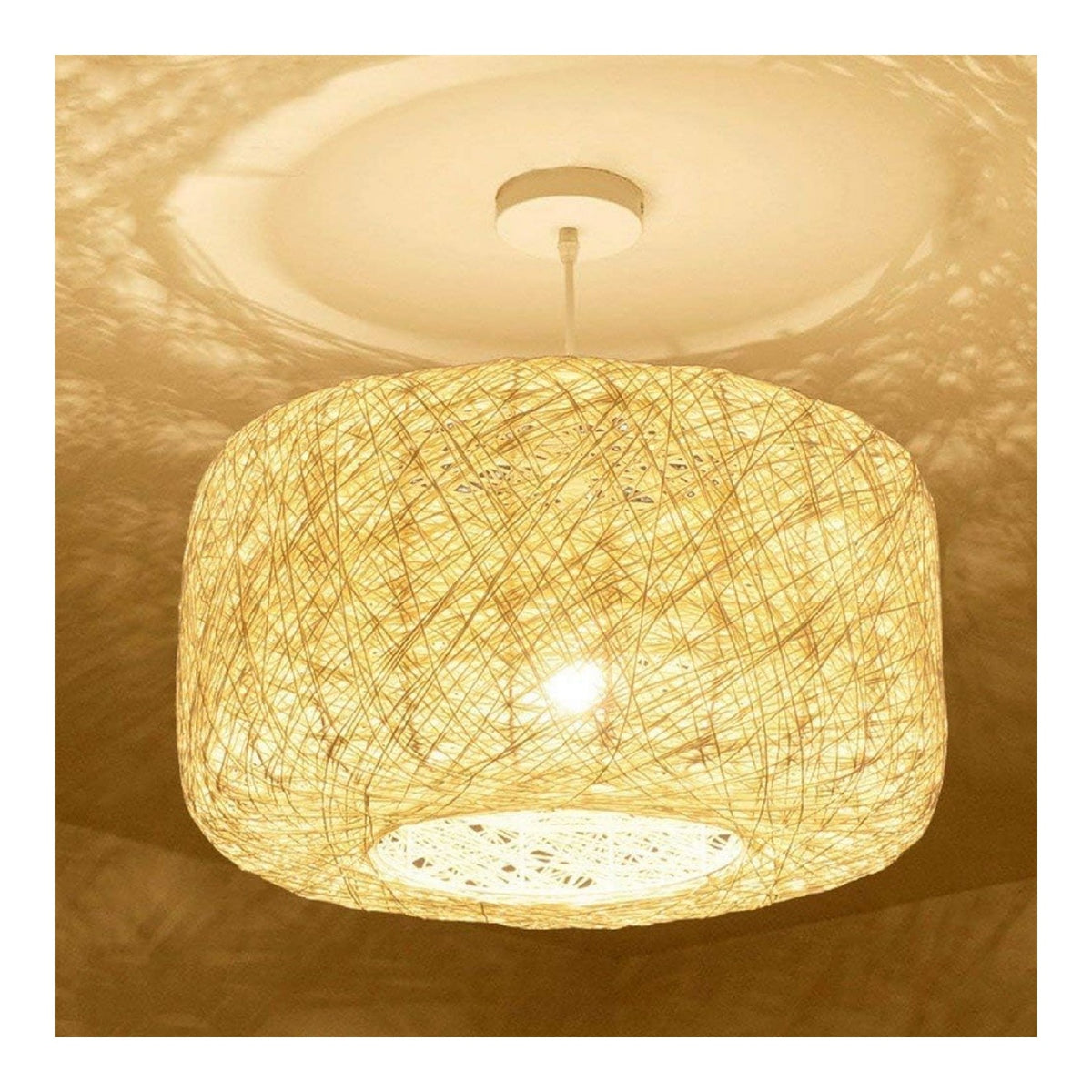 Lampada a sospensione stile industriale verde