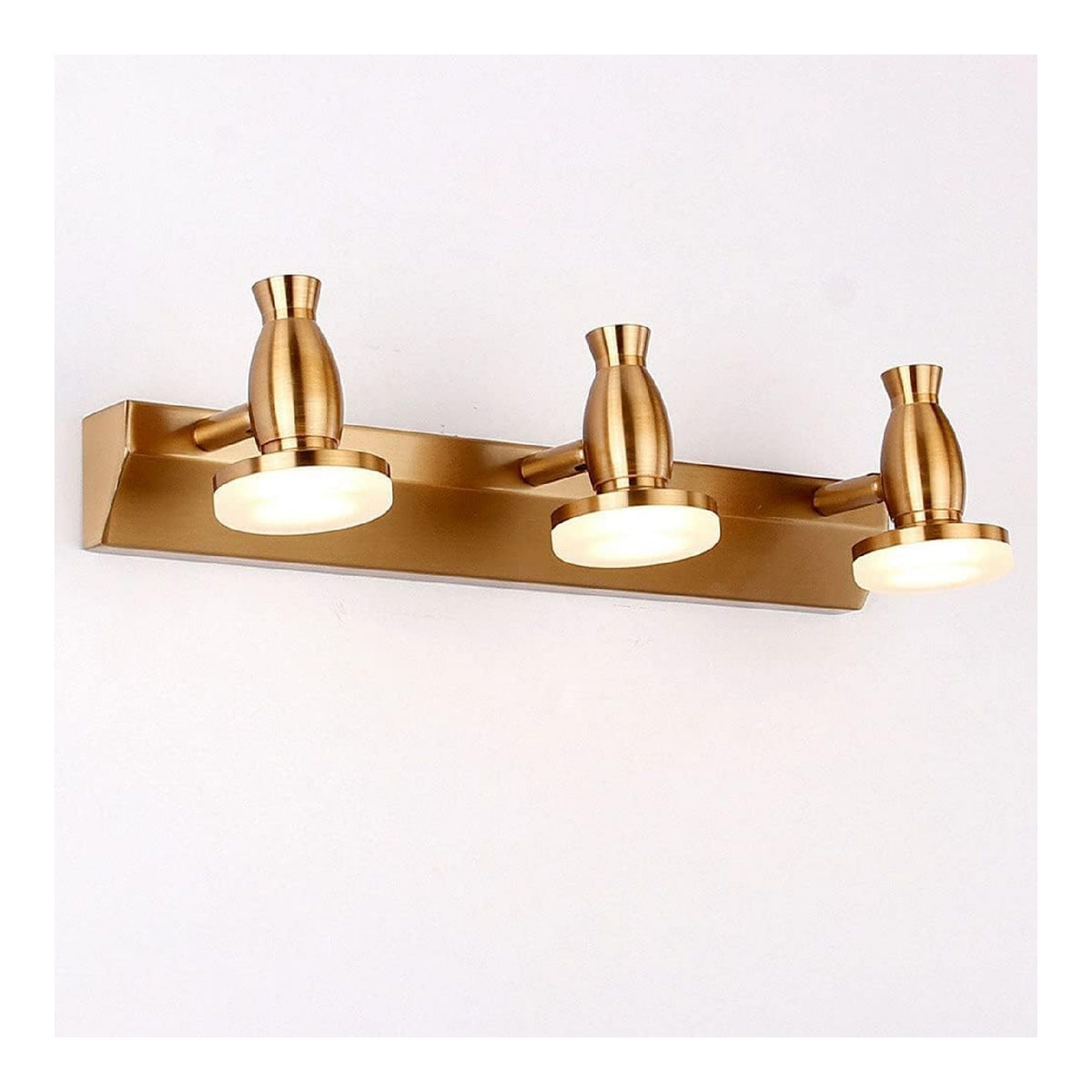 Lampade Specchio Bagno Vanity Light regolabile struttura in metallo oro