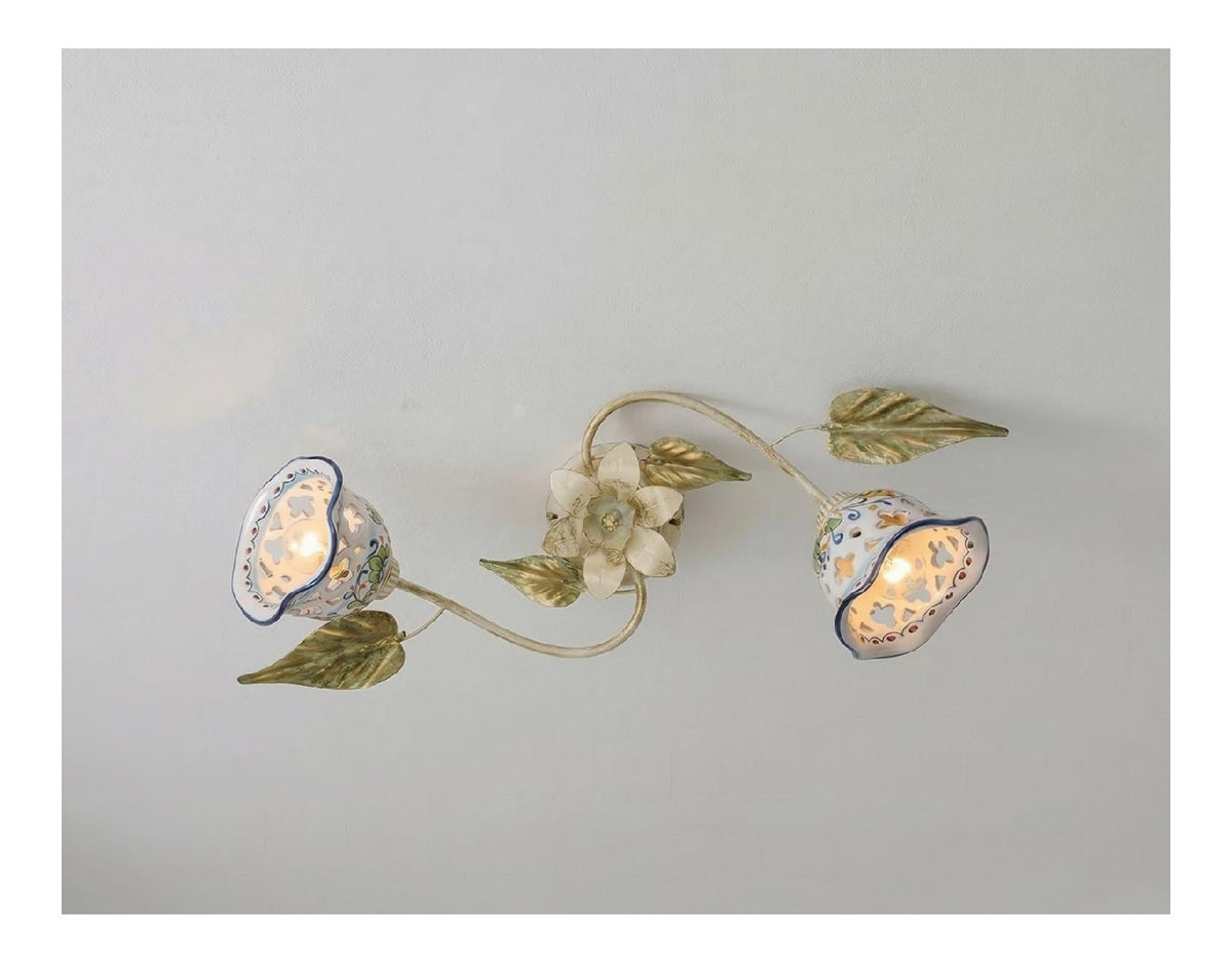 Plafoniera da soffitto 66 cm LED integrato oro