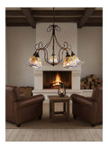 Lampada a sospensione 70 cm LED integrato bronzo