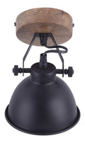Faretto orientabile 22.00 cm regolabile nero
