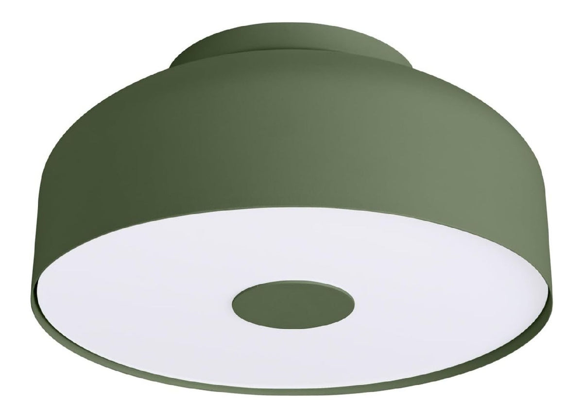 Plafoniera da soffitto linea minimalista LED integrato verde