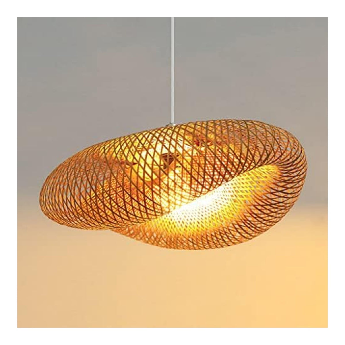 Lampada a sospensione 80 cm regolabile nero