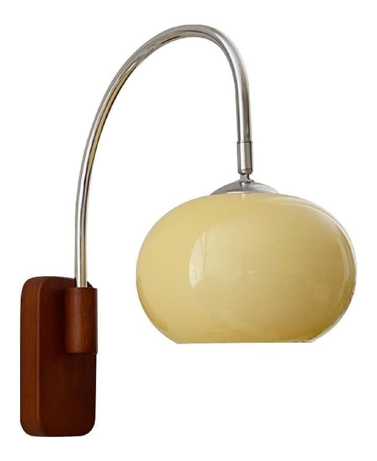 Regolabile applique da parete con diffusore in vetro grigio