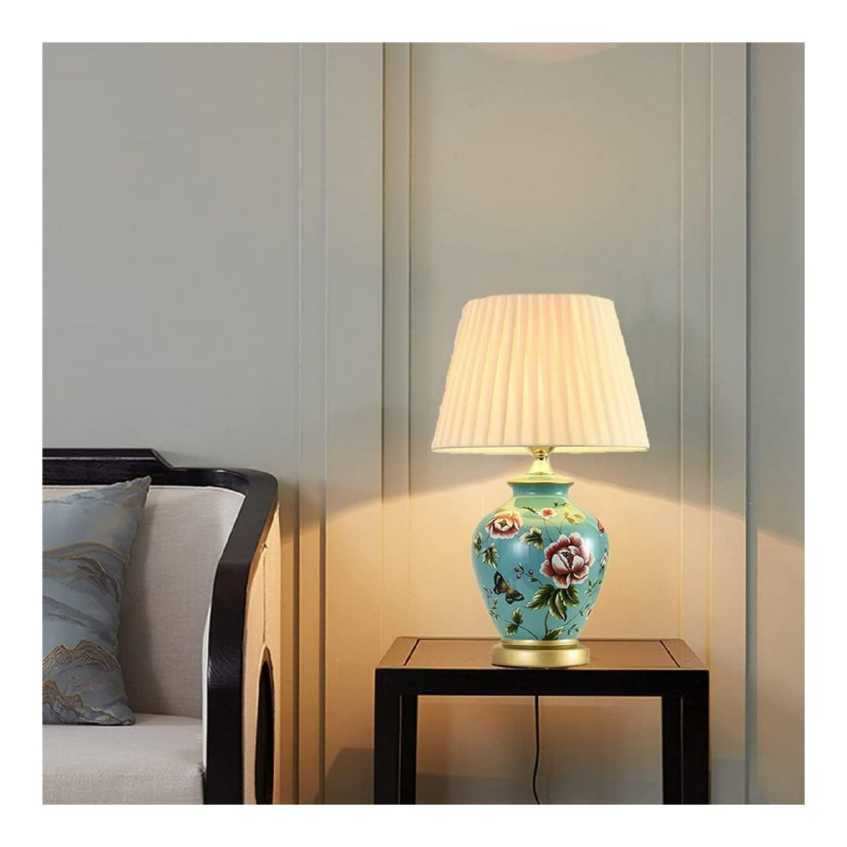 Lampada da tavolo 51 cm blu