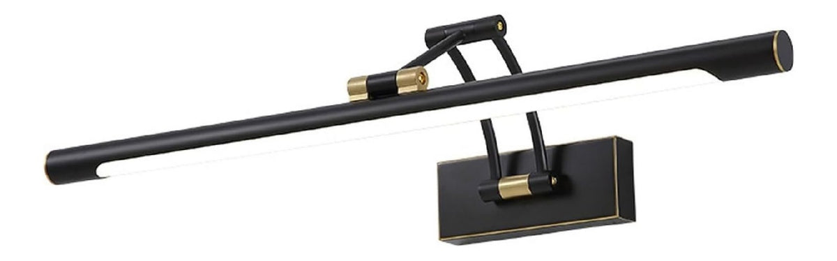 Luci toeletta stile americano, luce regolabile LED integrato nero