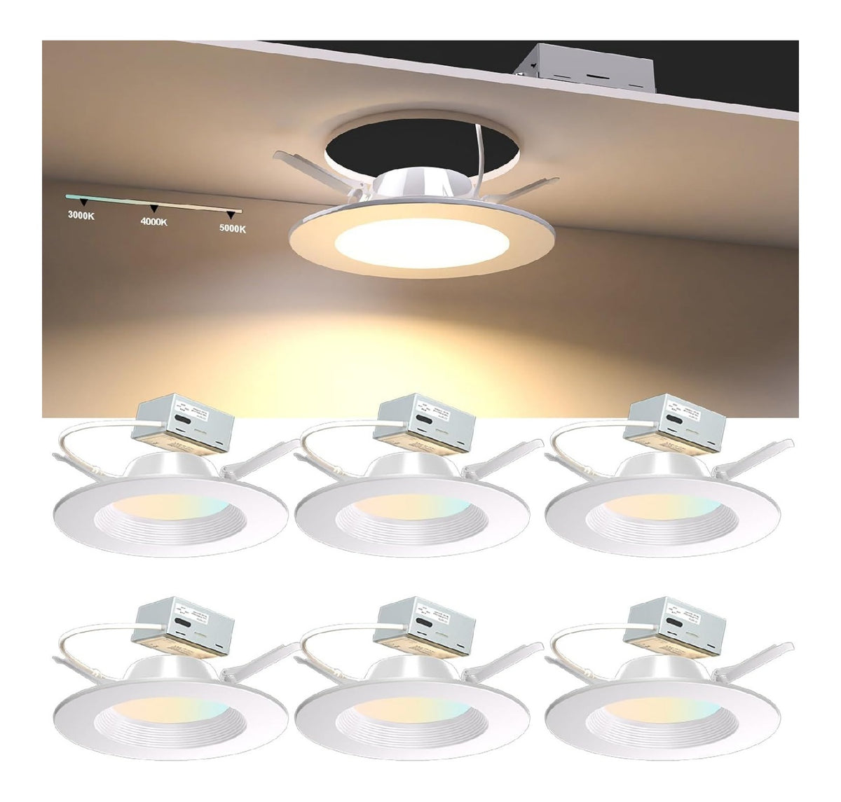 Lightdot faretti incasso LED, senza dimmerabile regolabile nero