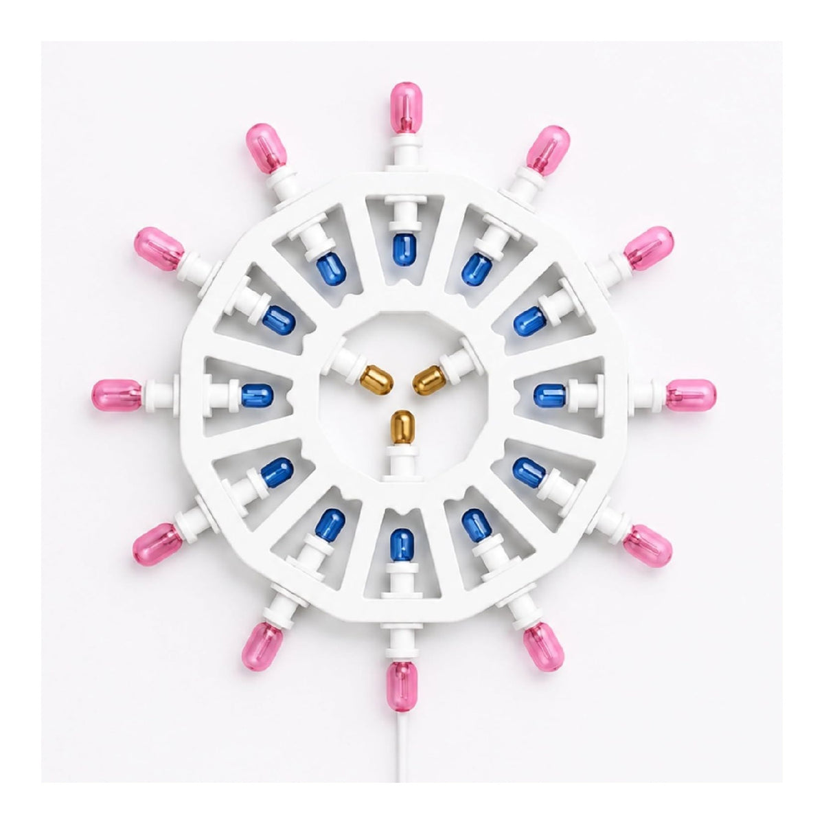 Lampada da parete Luminaria Pugliese Parete Rosone Luminoso bianco