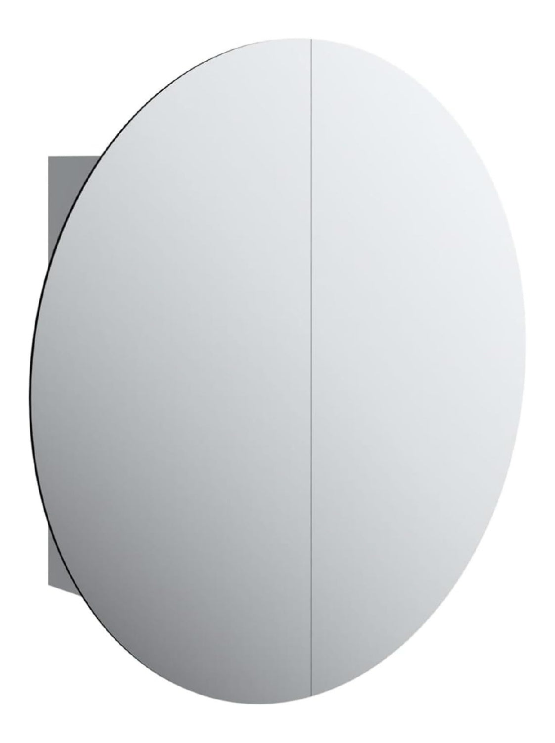 Gecheer Specchio contenitore LED, mobile con diffusore in vetro LED integrato bianco