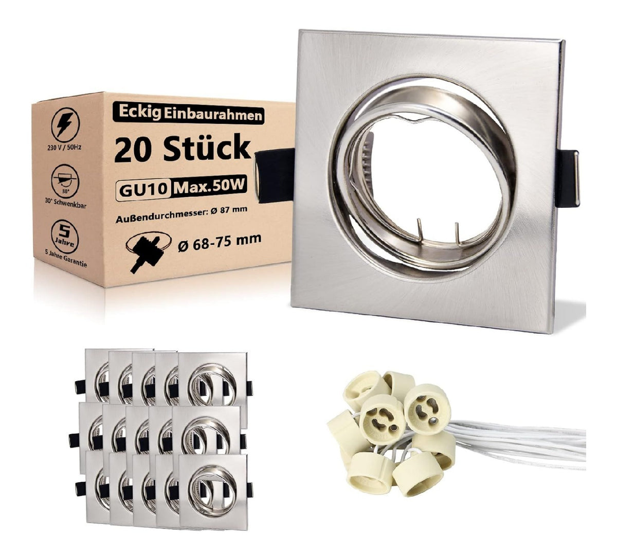 Lampadina orientabile LED oro