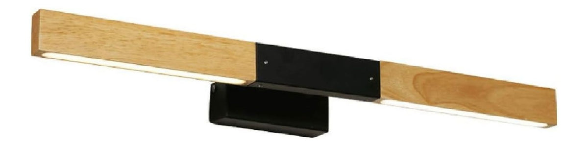 Luci da specchio Fari Specchio Lampada toeletta Legno nero