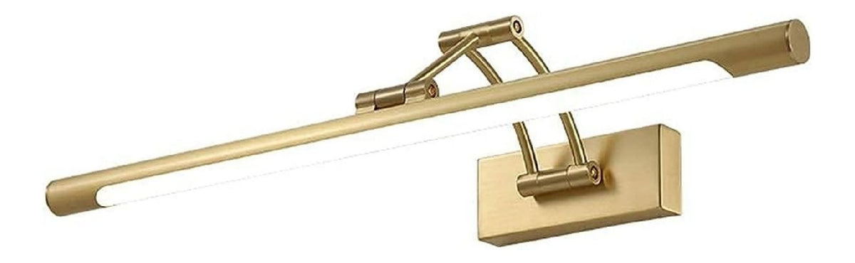 Applique da parete regolabile finitura ottone nero regolabile