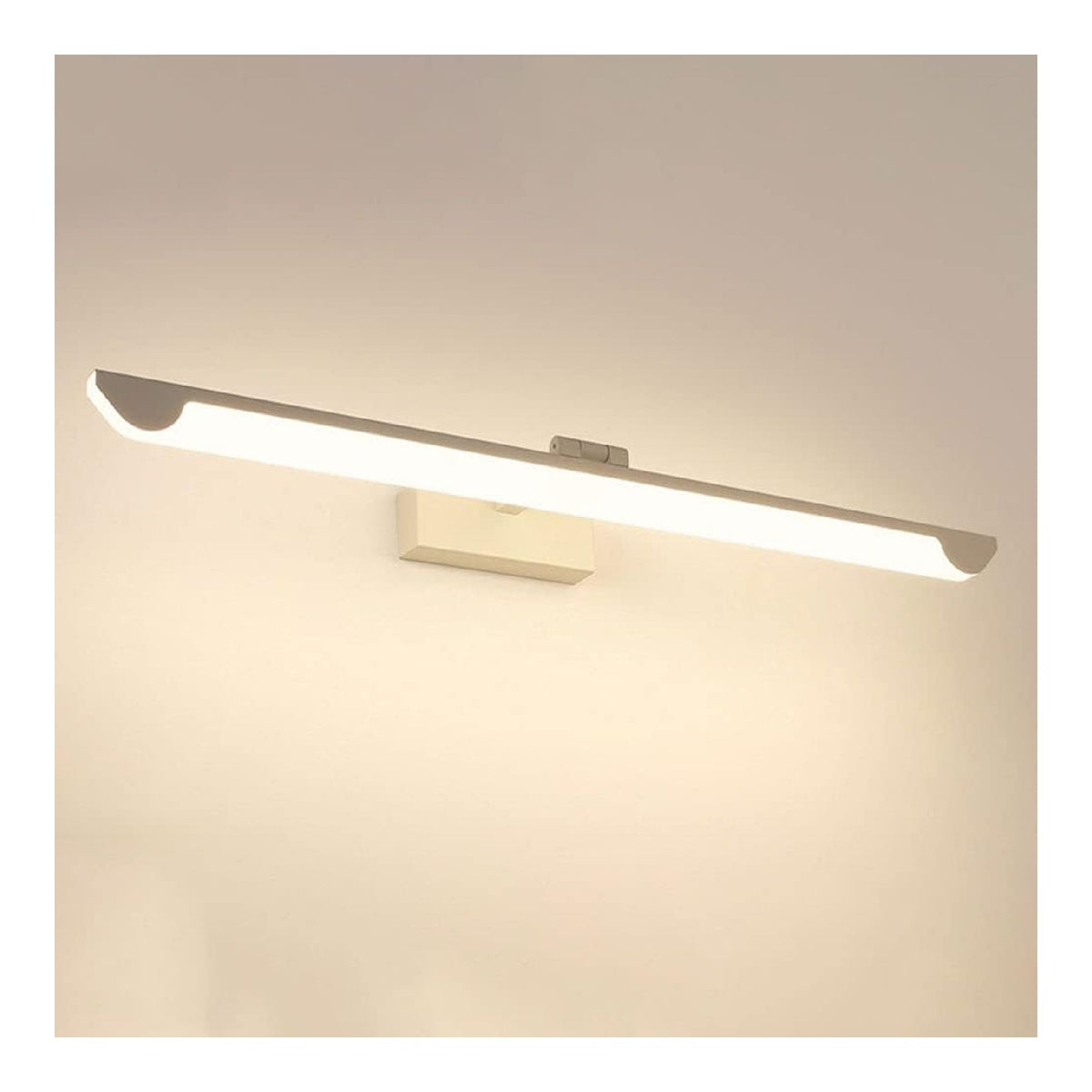 Applique da parete 53 cm struttura in metallo bianco