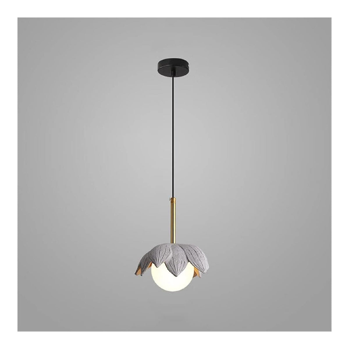 Plafoniera da soffitto Lampadario Sospensione Nordico Resina nero