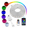 Striscia LED regolabile con telecomando bianco
