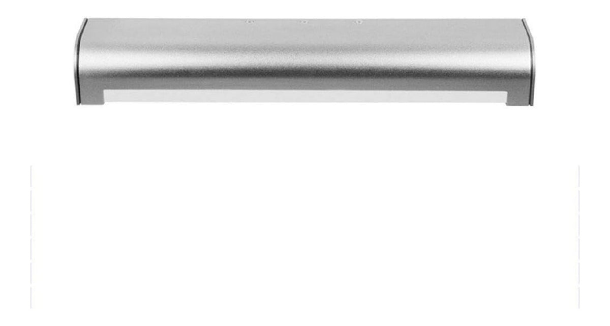 Lampada da parete LED integrato in alluminio trasparente
