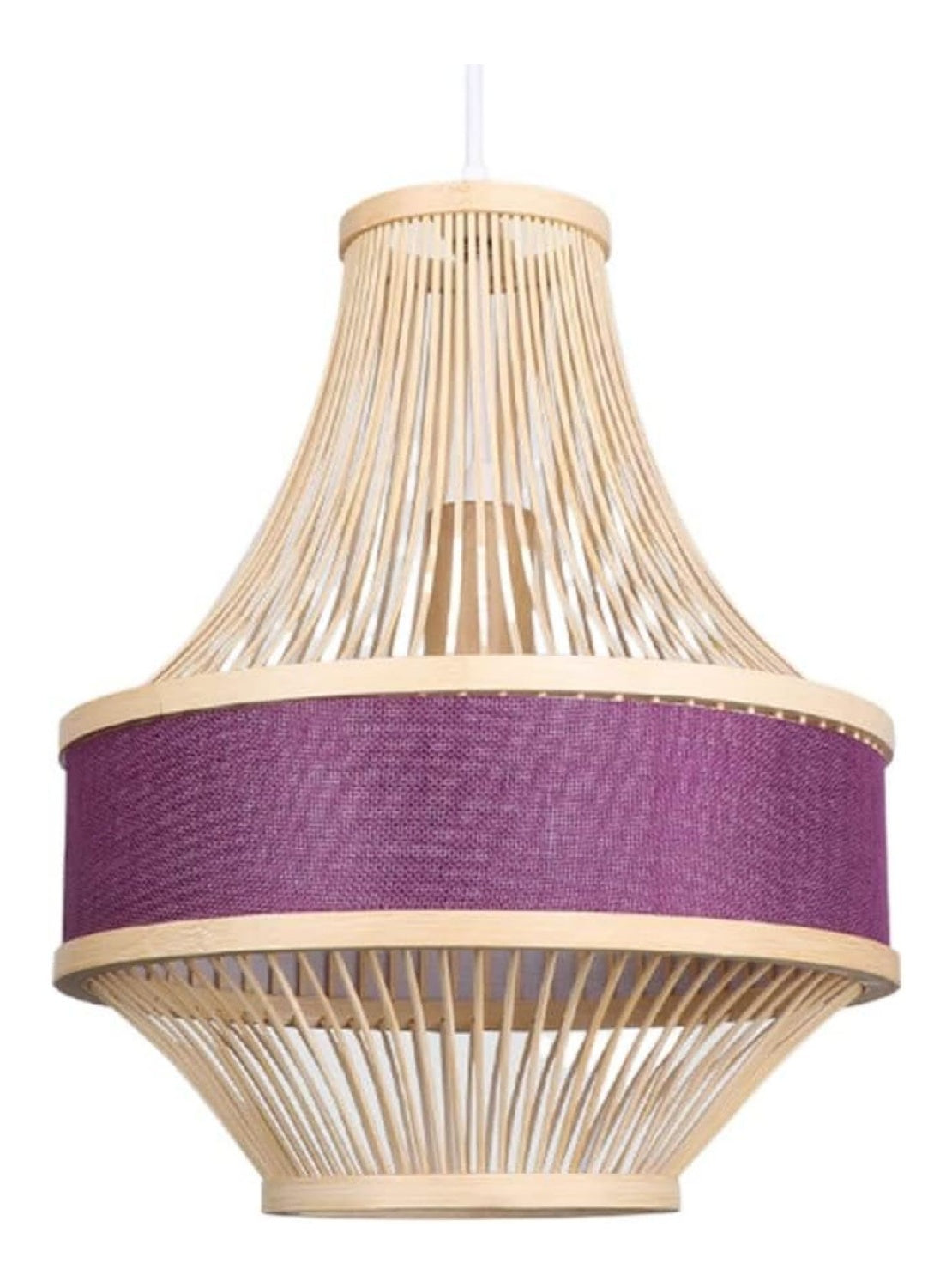 Lampadario a soffitto Apparecchio Illuminazione Interni Rosone Legno