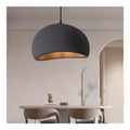 Lampada a sospensione regolabile 60 cm nero