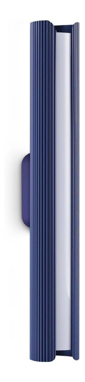 Lampada da parete blu LED integrato struttura in metallo