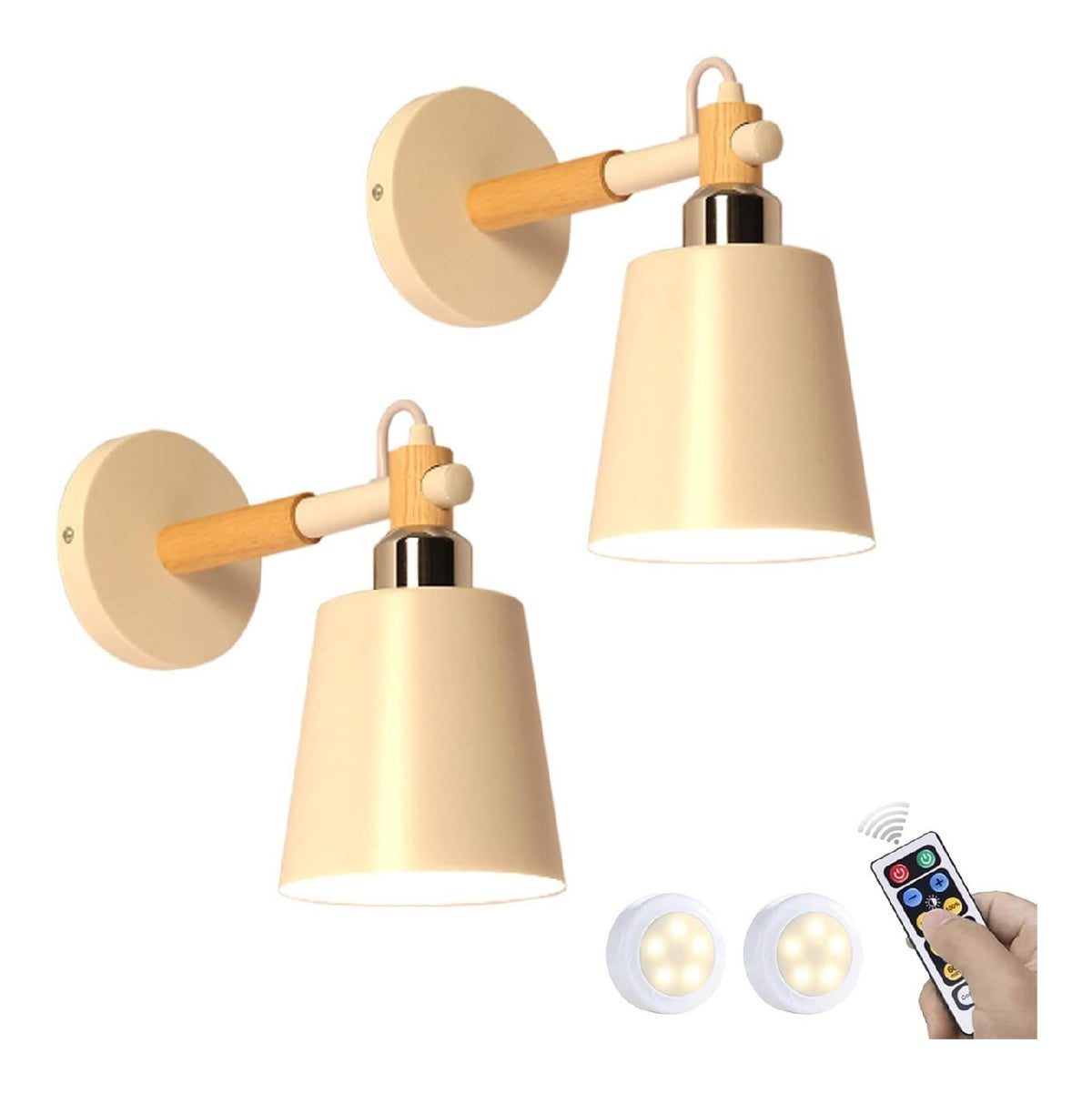 Lampada da parete Applique Cintura Alimentate Batteria, Lampade bianco
