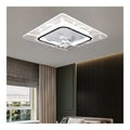 Ventilatore da soffitto con luce 45 cm dimmerabile nero