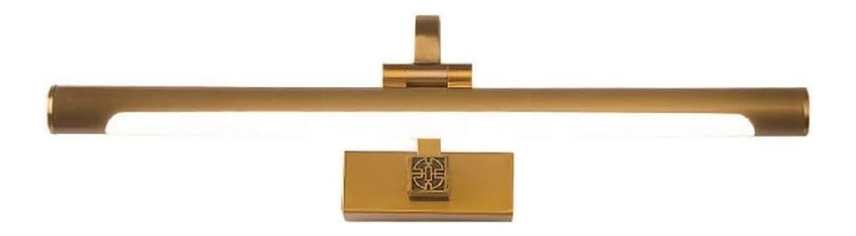 Luce a parete struttura in metallo finitura ottone rame