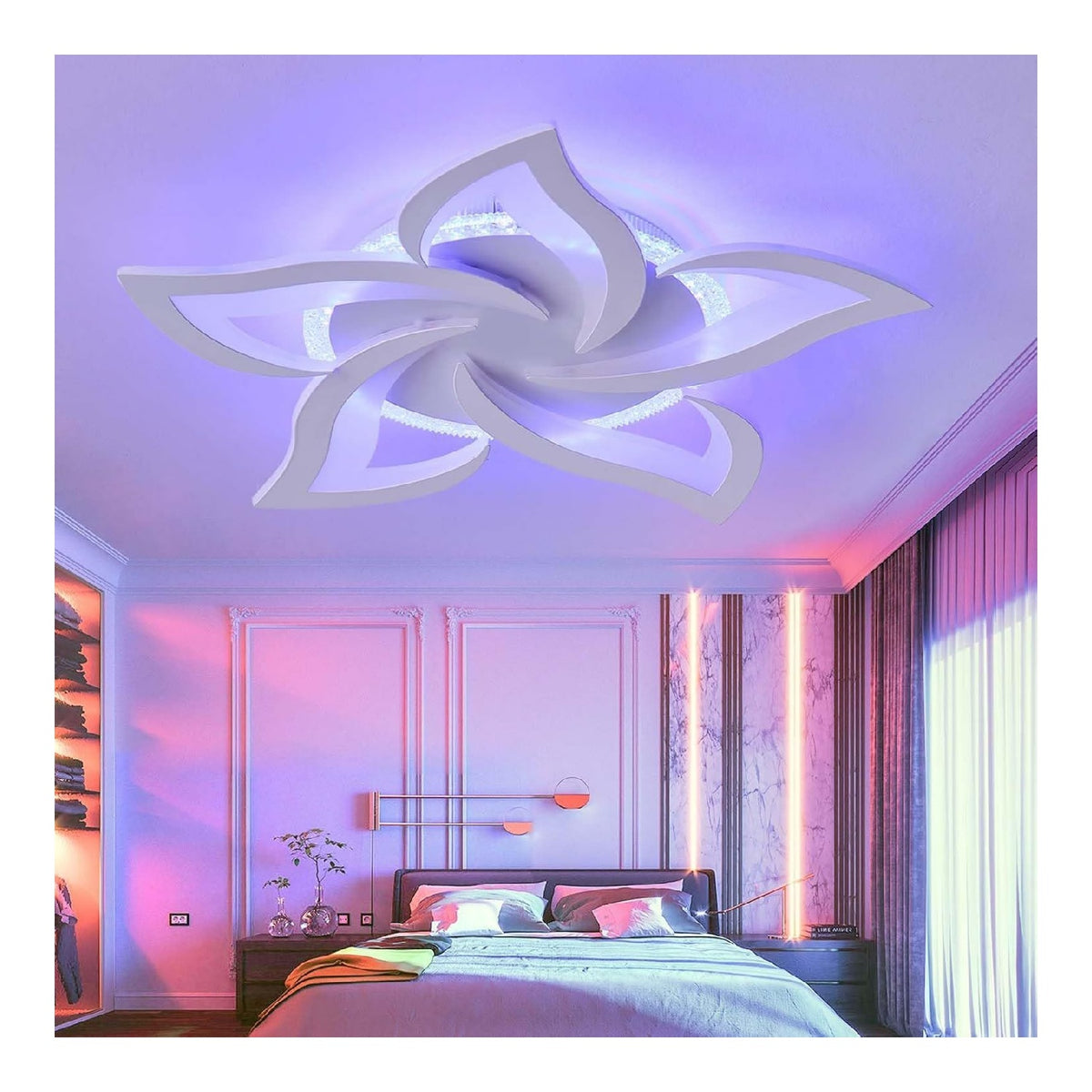 Plafoniera da soffitto dimmerabile regolabile oro regolabile