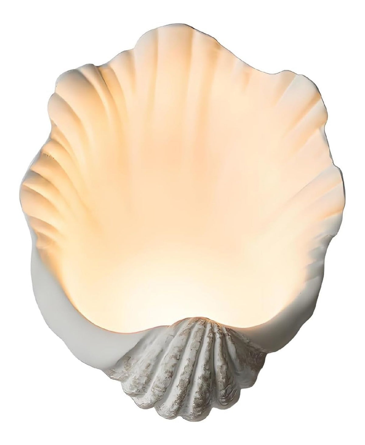 Applique da parete struttura in metallo stile vintage bianco