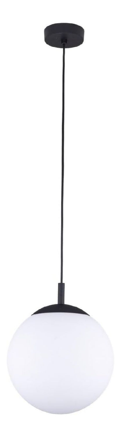 Struttura in metallo lampadario decorativo LED integrato nero