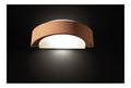 Applique da parete con diffusore in vetro rosso