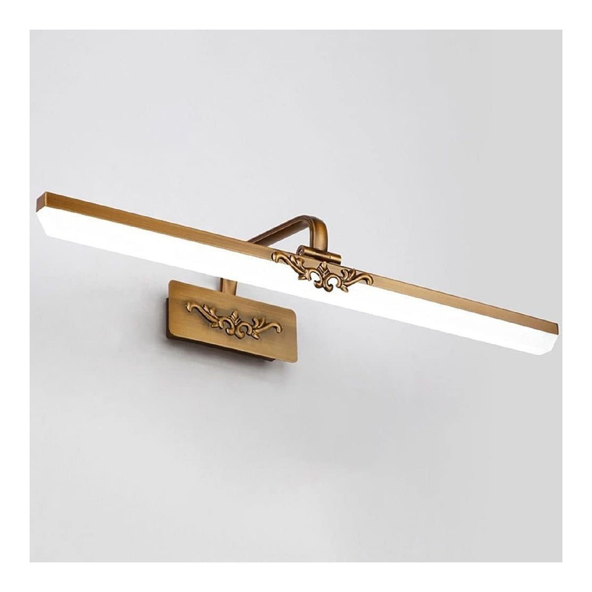 Applique da parete 41 cm struttura in metallo oro