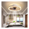 Ventilatore da soffitto con luce Ventilatore soffitto Luce Telecomando, bianco