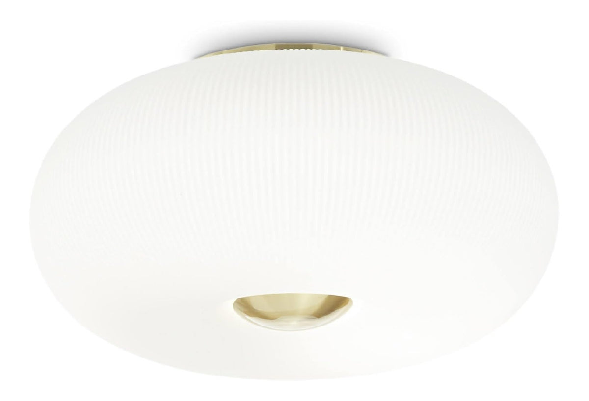 Plafoniera da soffitto con vetro struttura in metallo nero struttura in metallo