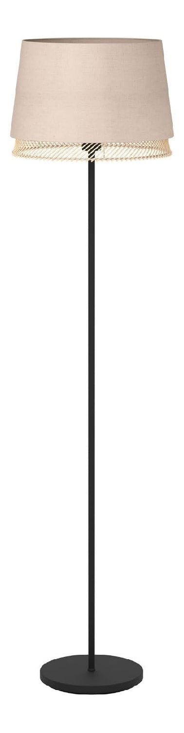 Lampada da terra 153 cm struttura in metallo nero