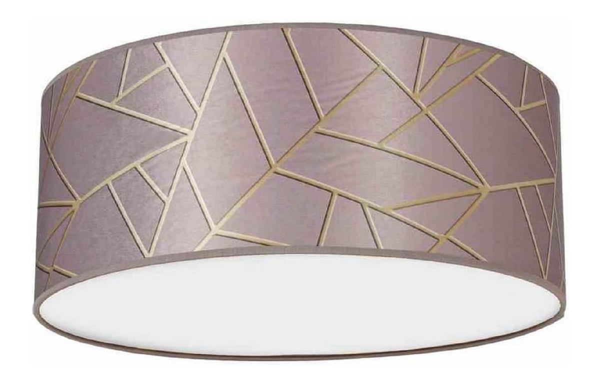 Plafoniera design geometrico forma sferica oro