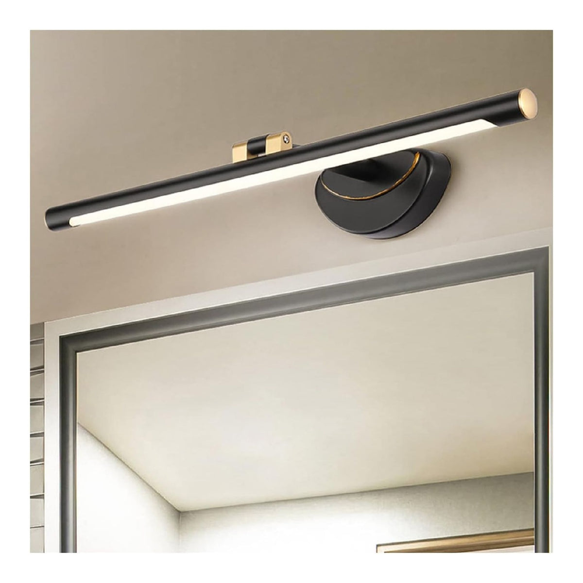 Applique da parete 61 cm in alluminio nero