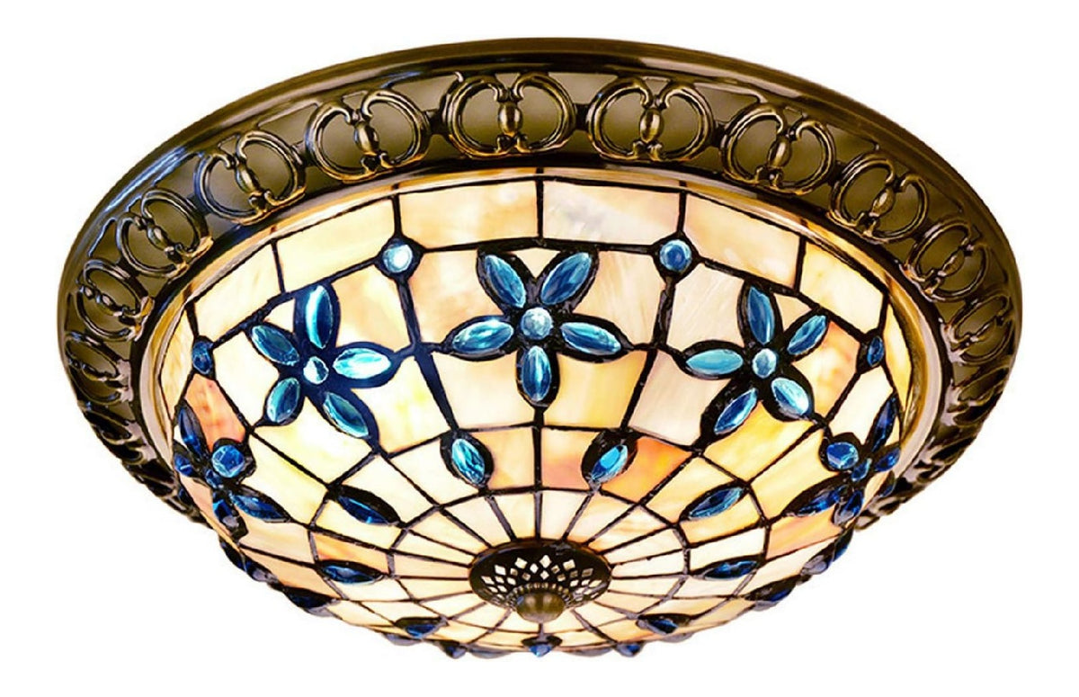 Plafoniera da soffitto LED integrato blu