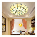 Plafoniera da soffitto Lampada cucina Retro Tiffany rame