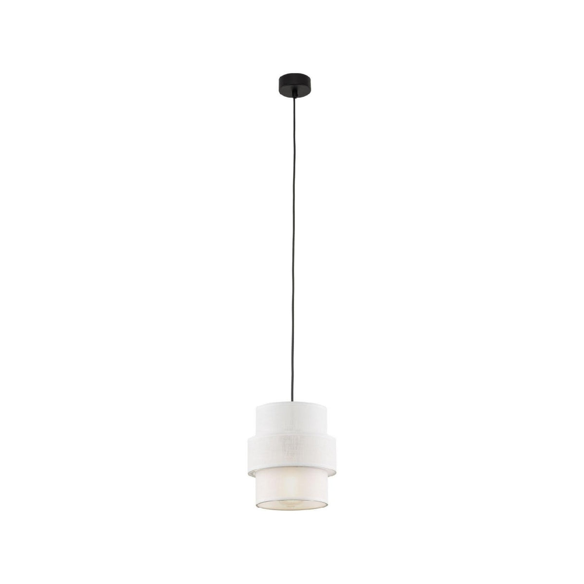 Lampadario decorativo LED integrato 150 cm nero