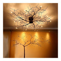 Plafoniera da soffitto stile industriale LED integrato nero