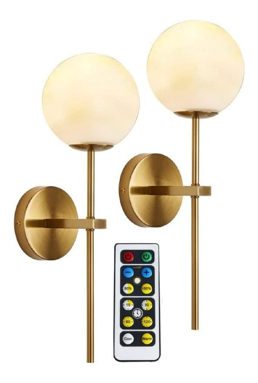 Illuminazione a parete Applique parete meta secolo lampade oro