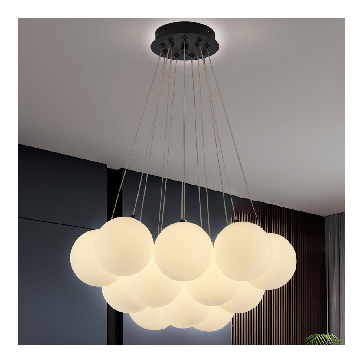 Lampada a sospensione 200 cm regolabile rame