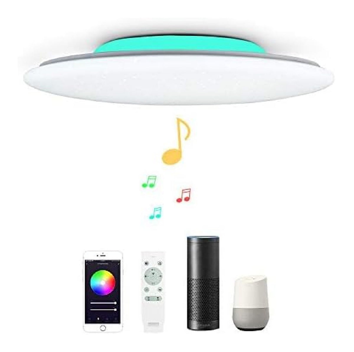 Illuminazione da soffitto Cielo Stellato WIFI Musica Plafoniera blu