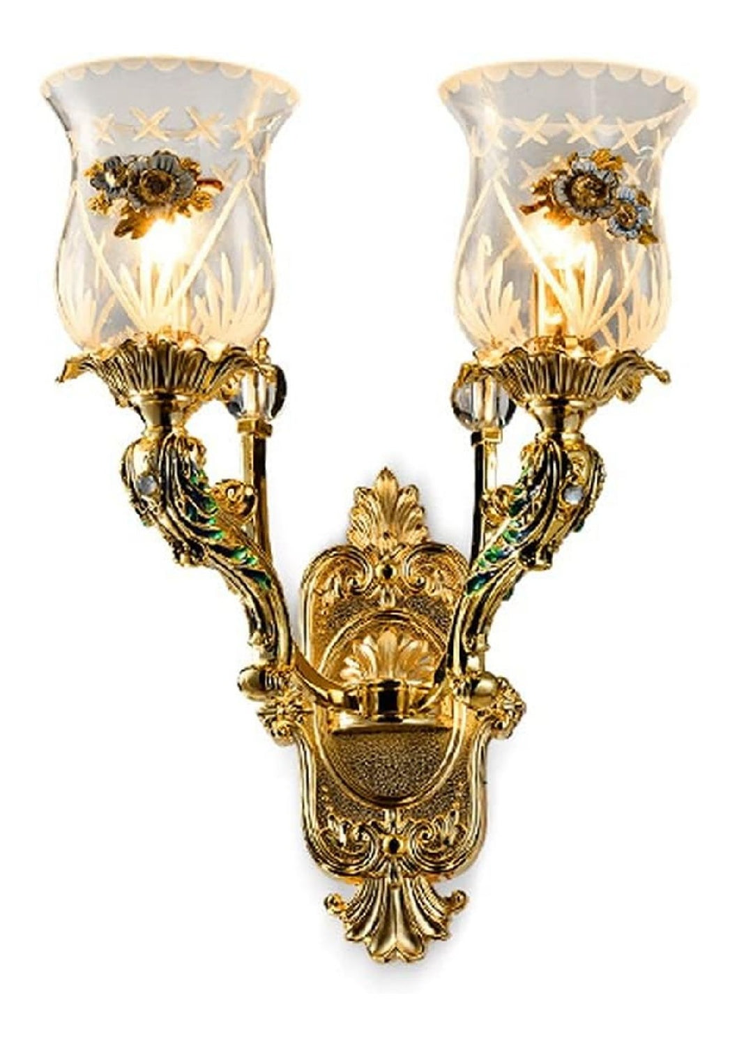 Applique da parete Lampada parete Lampada parete Lampada fissa Francese Lampada nero