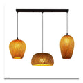 Lampadario a soffitto Lampada Sospensione bambu Intrecciato Luci